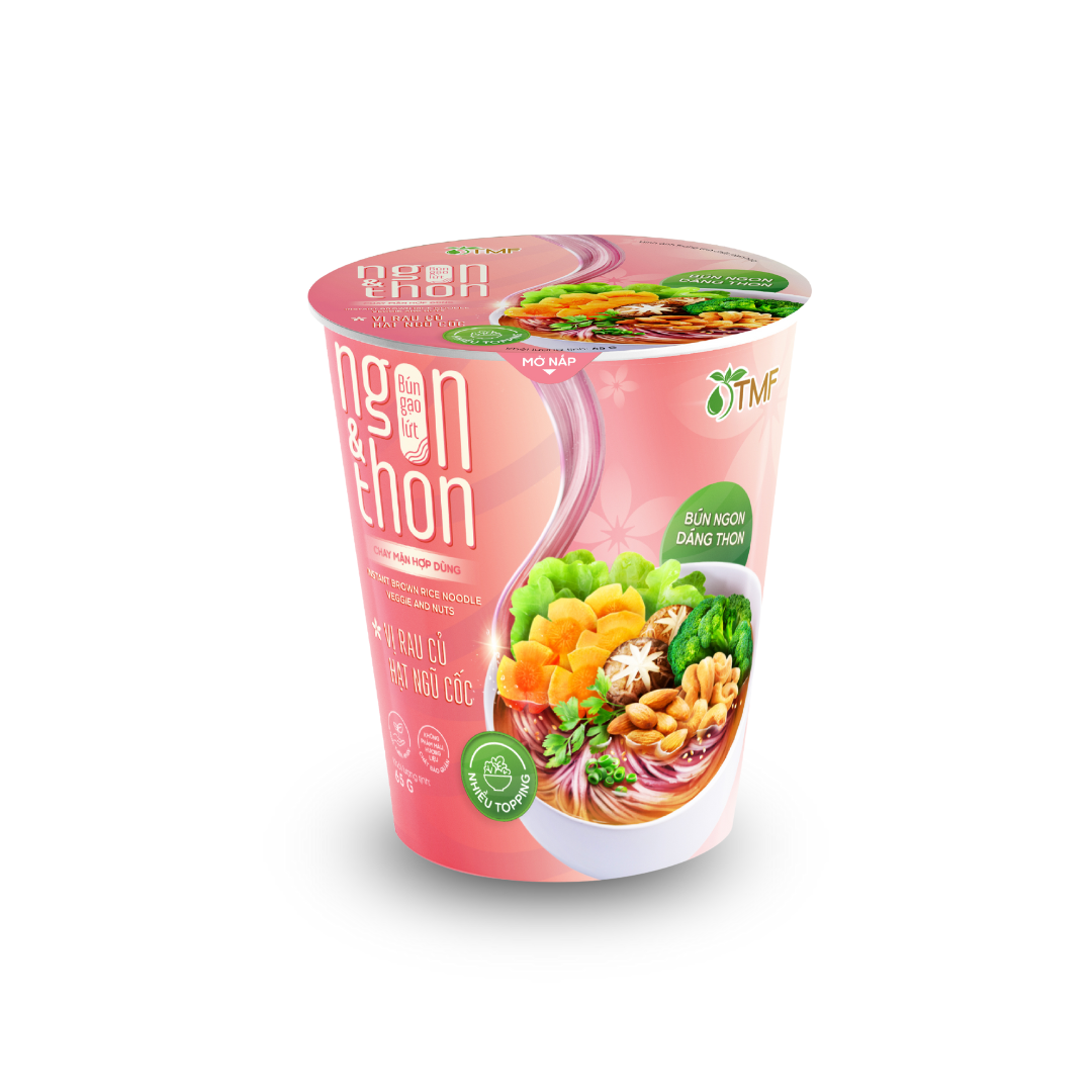 Instant Brown-rice Noodle - Veggie & Nuts Flavour