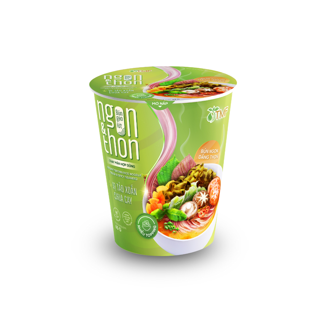 Instant Brown Rice Noodle - Sour & Spicy Seaweed Flavour