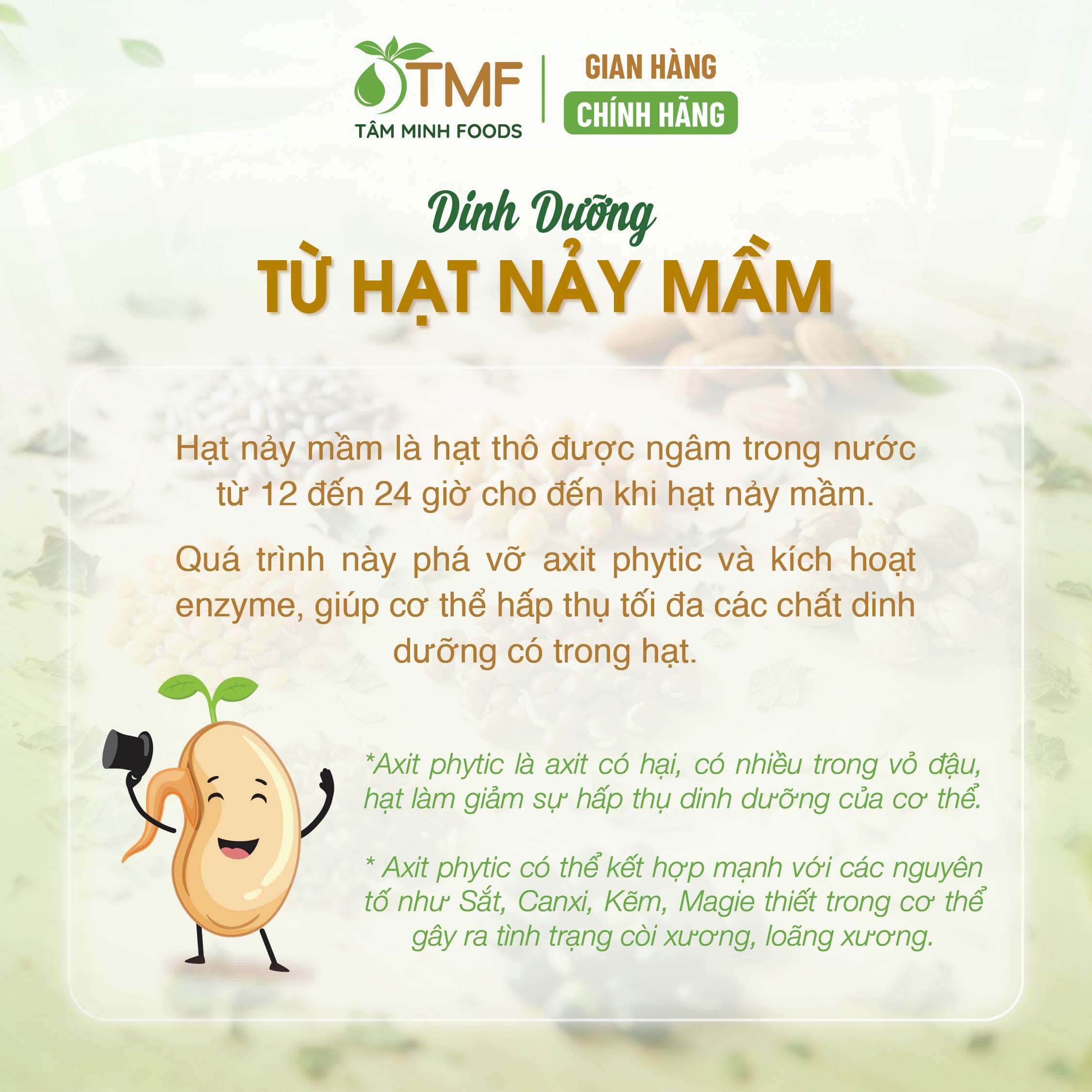 Bột ngũ cốc Tami không đường 900g
