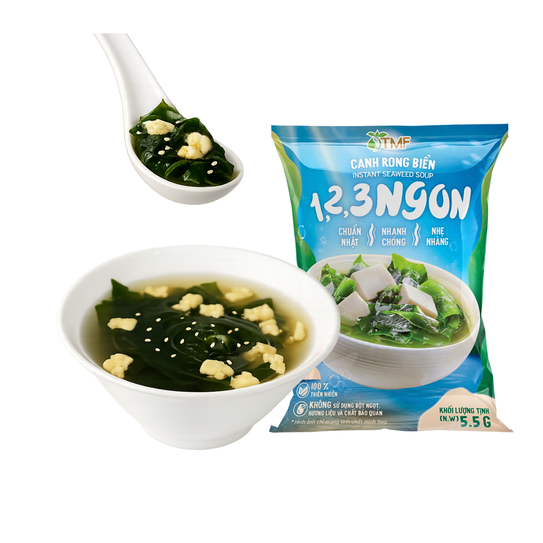 Canh rong biển 1,2,3 Ngon 55g
