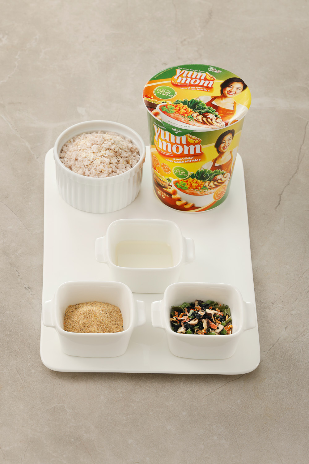 Yummom instant seaweed brown rice porridge 45g