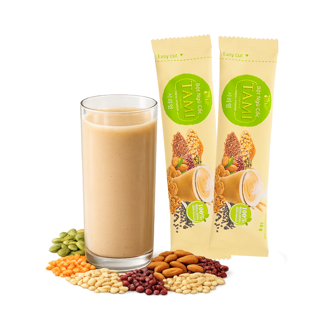 Bột ngũ cốc Tami không đường 900g