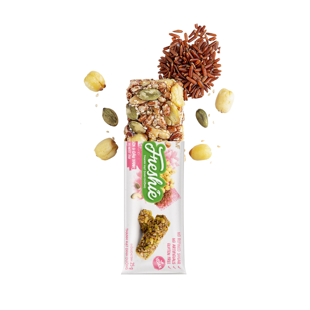 Freshie lotus seed & mung bean nutrition bar 150g