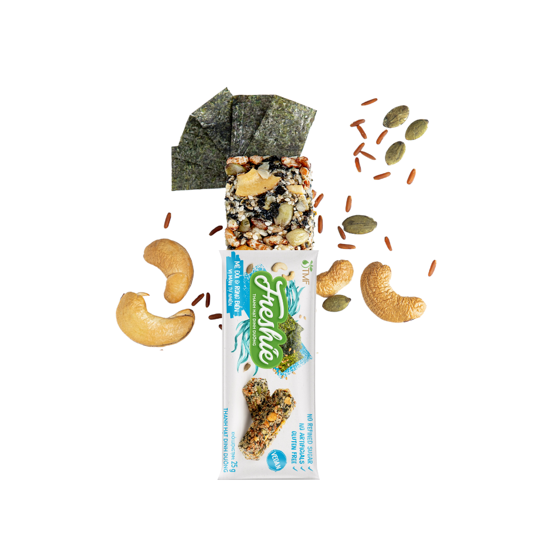Freshie sesame & seaweed nutrition bar 150g