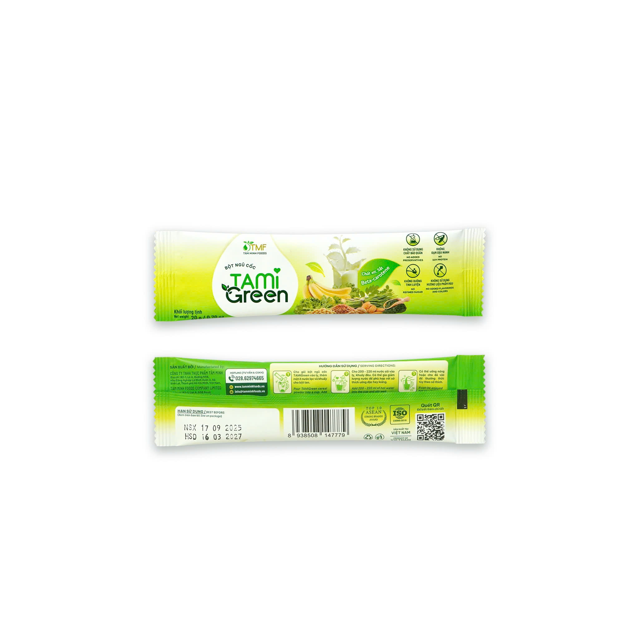 Bột ngũ cốc TamiGreen 140g