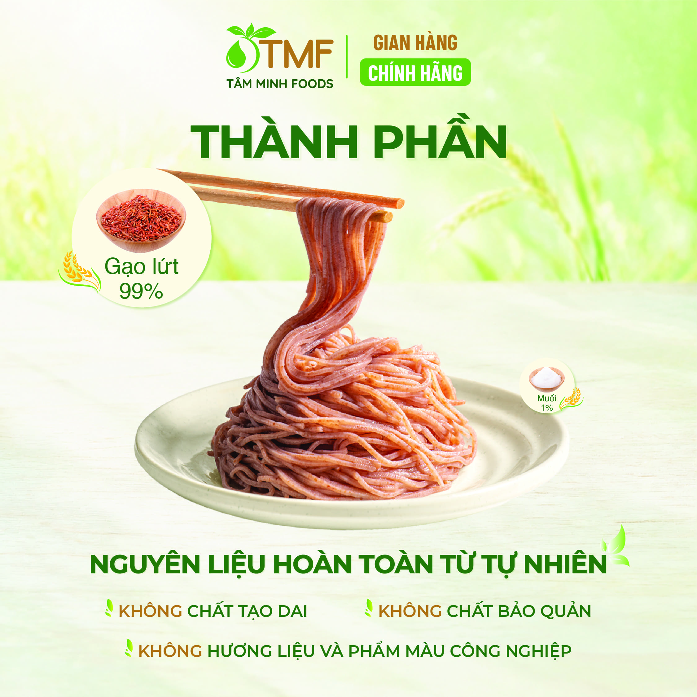 Bún gạo lứt ăn liền 450g