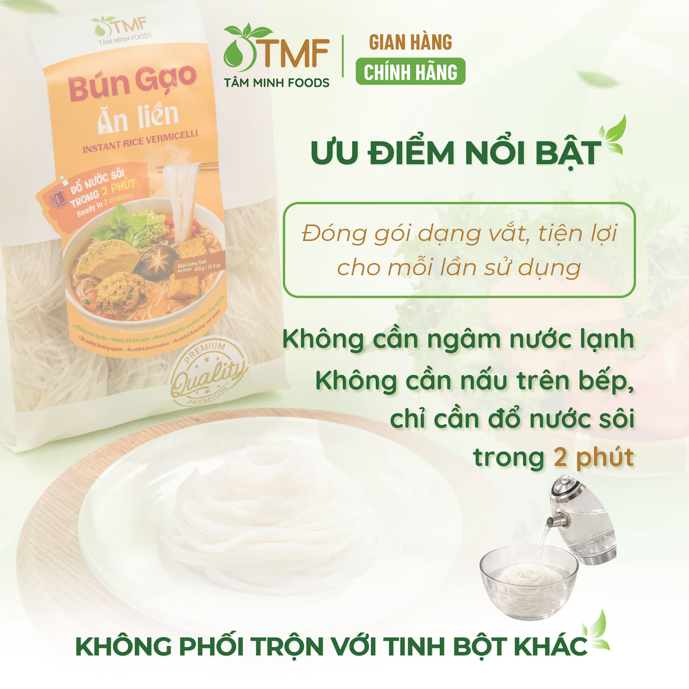 Bún gạo ăn liền 450g