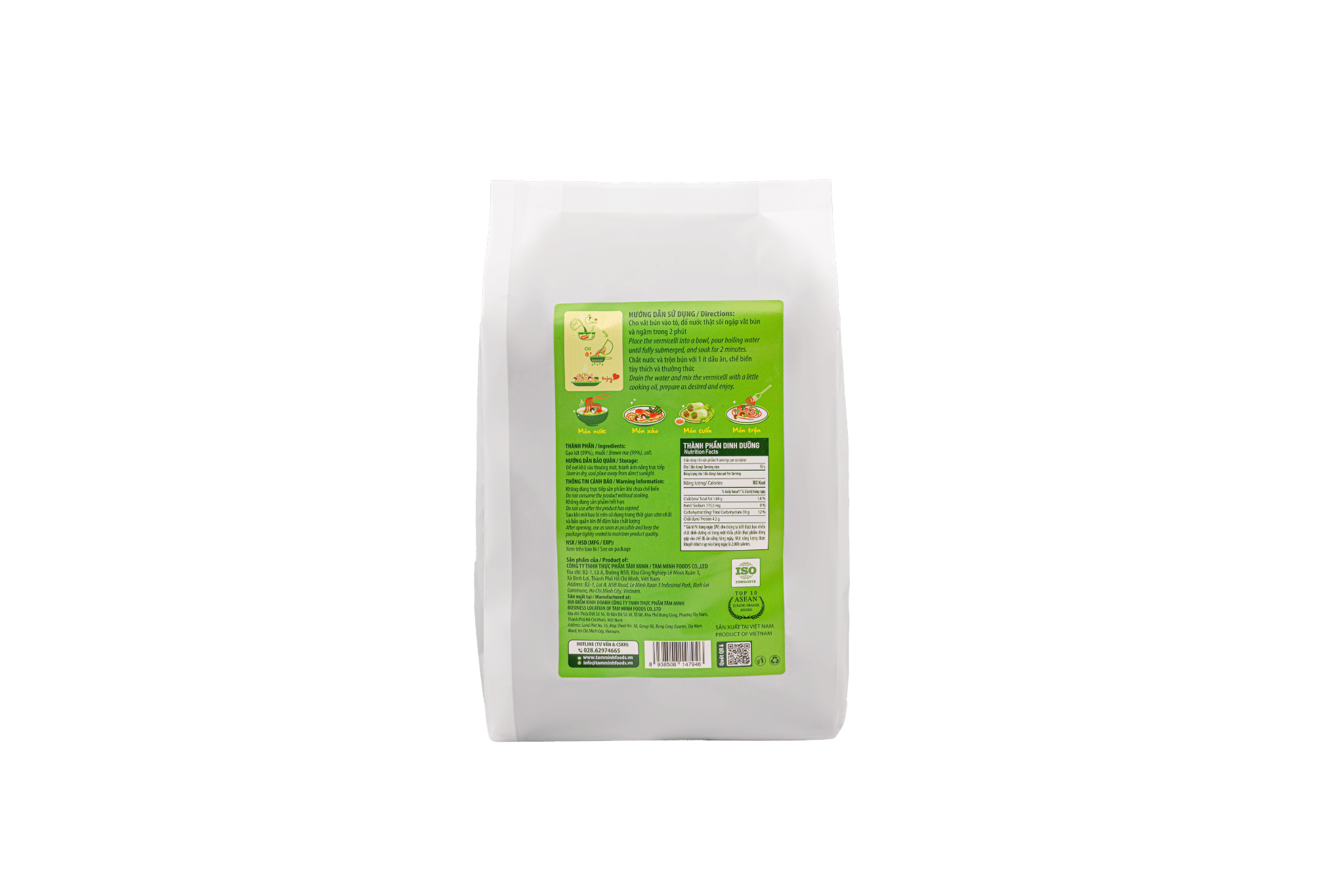 Bún gạo lứt ăn liền 450g
